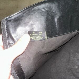 Sam Edelman black leather boots in 8.5